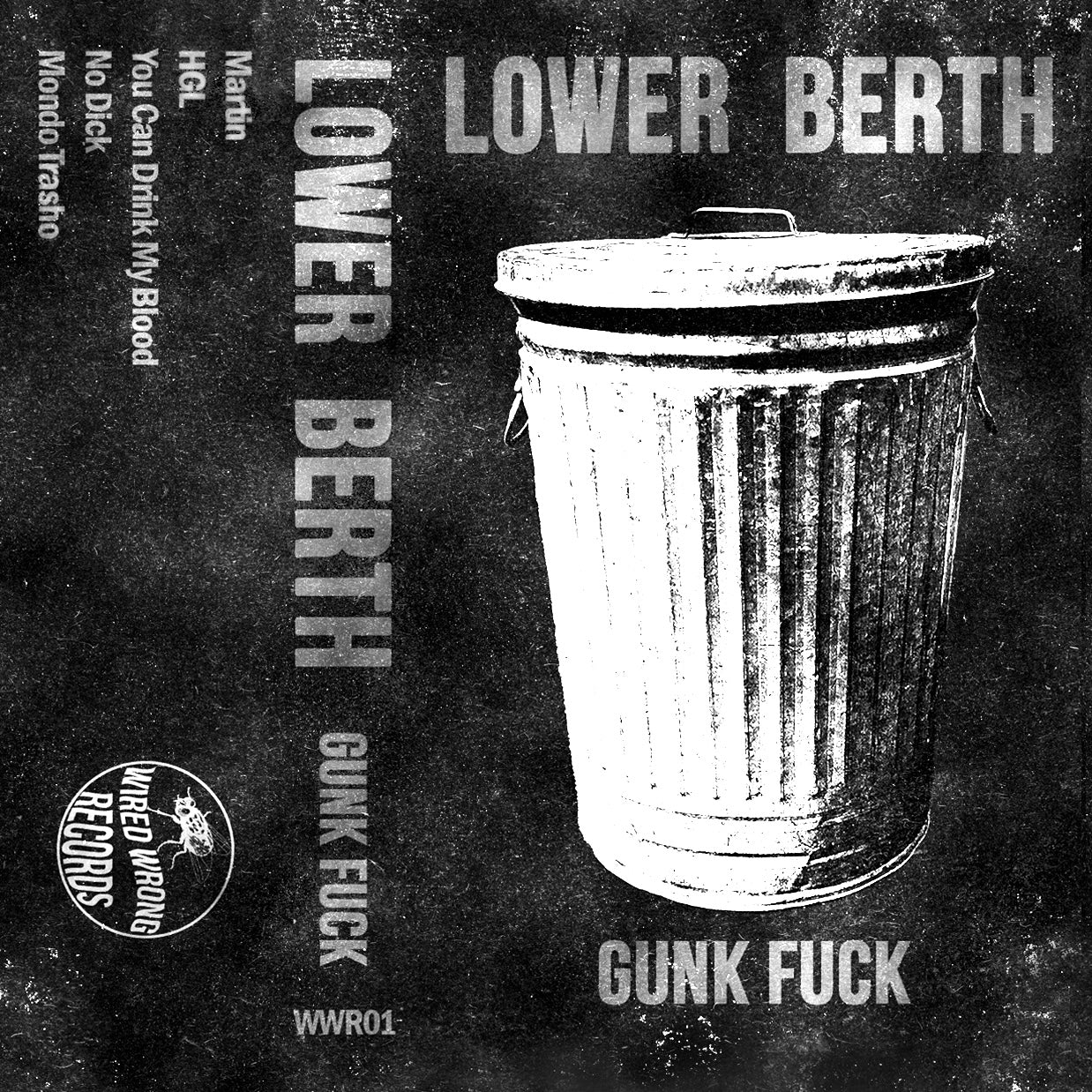 Lower Berth "Gunk Fuck" EP on Transparent Orange Cassette