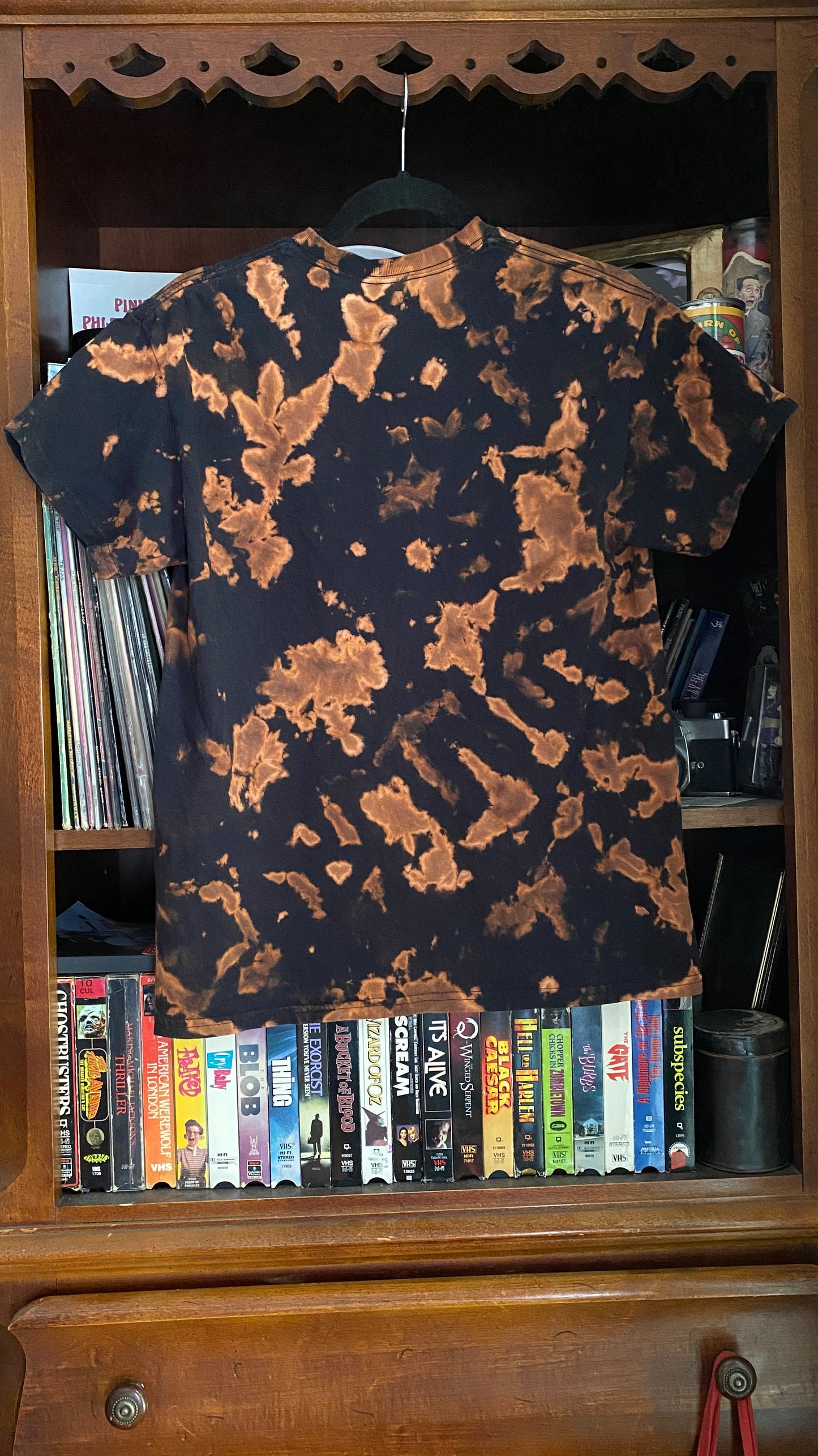 Return of the Living Dead Part II bleach dye shirt M