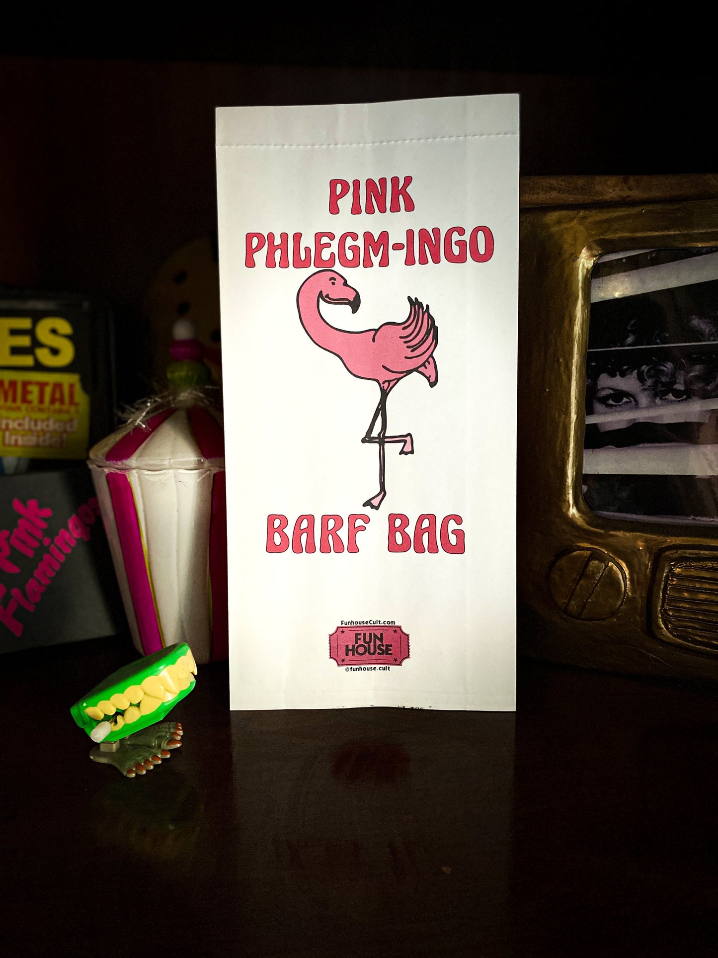 Pink Flamingos Barf Bag