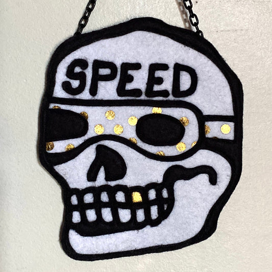 Bert Grimm Speed Skull mini banner