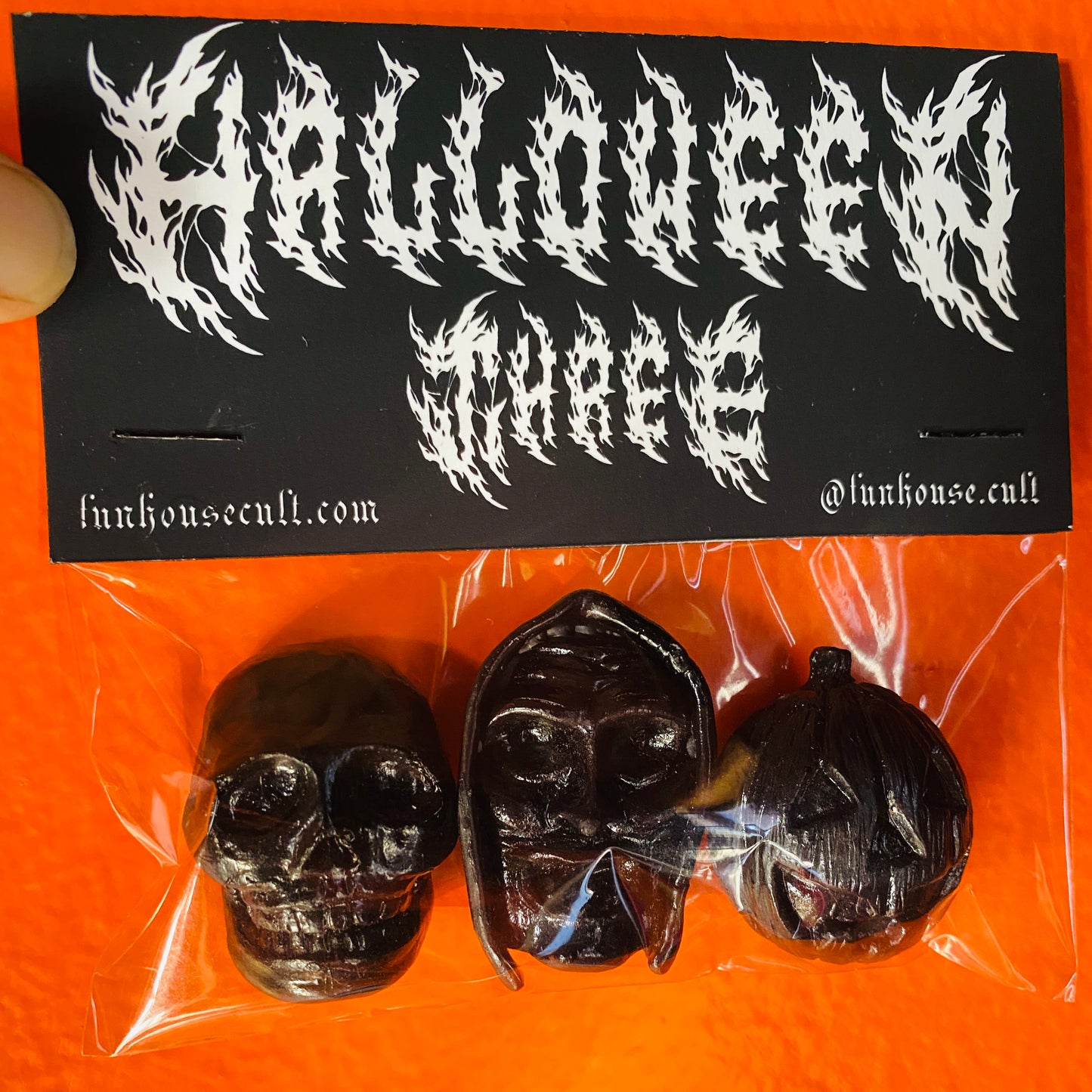 Halloween III black metal collectible toy
