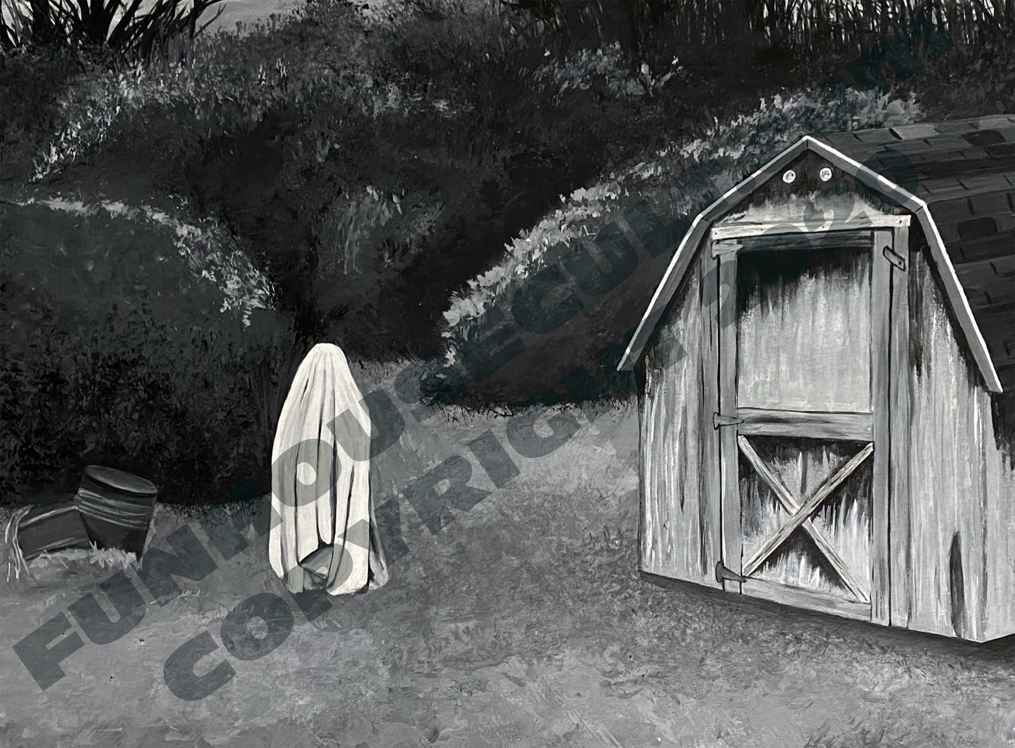 Midwest Ghost in acrylic