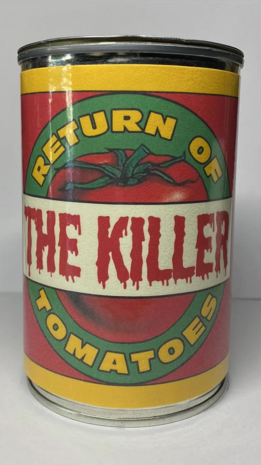 Return of the Killer Tomatoes stash can