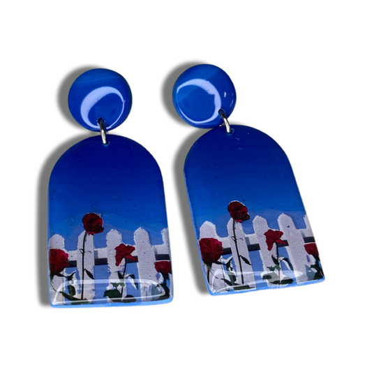 Blue Velvet Earrings